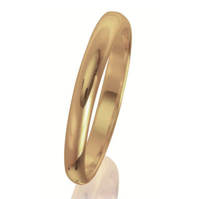 Court Shape Wedding Ring