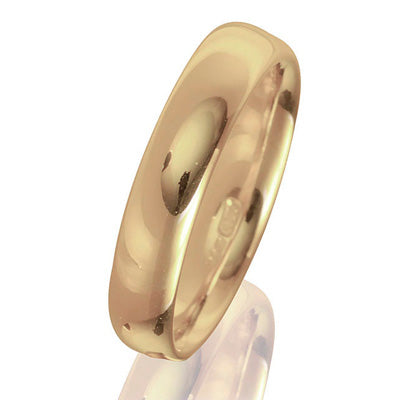 Court Shape Wedding Ring