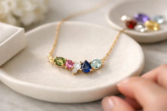 Custom Birthstone Necklace, Designed Around You