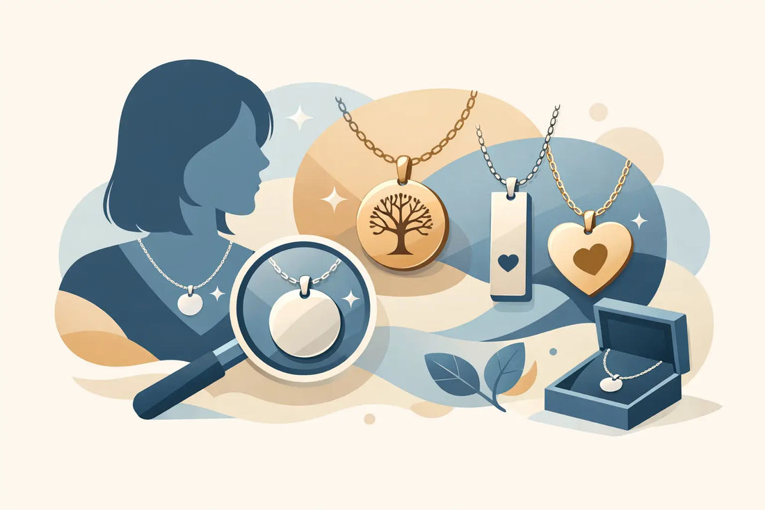 Choosing a Personalised Engraved Necklace Pendant