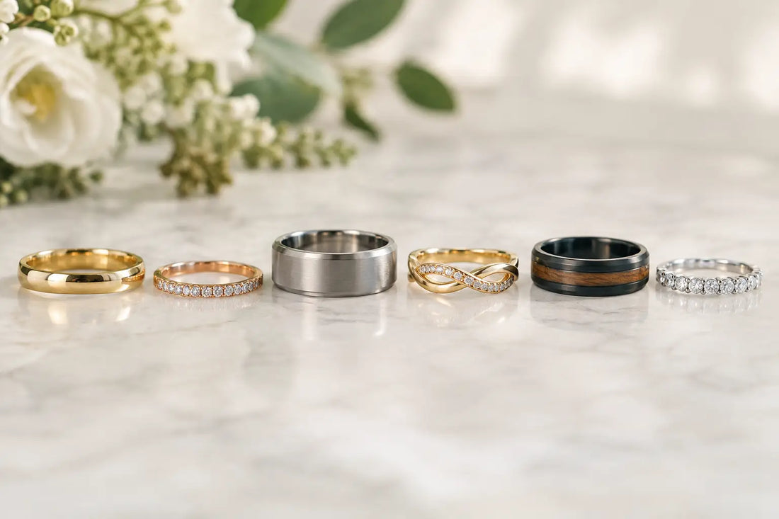 Wedding Band Design Examples for Every Story