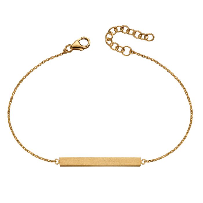 Gold Horizontal Bar Bracelet