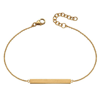 Gold Horizontal Bar Bracelet