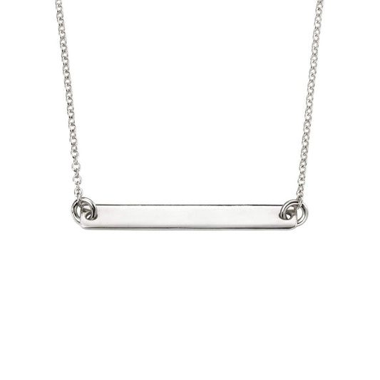 Silver Bar Necklace