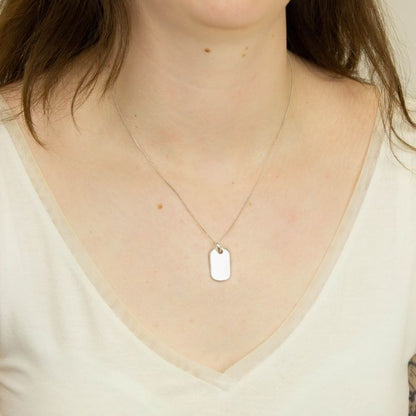 Rounded Rectangle Necklace